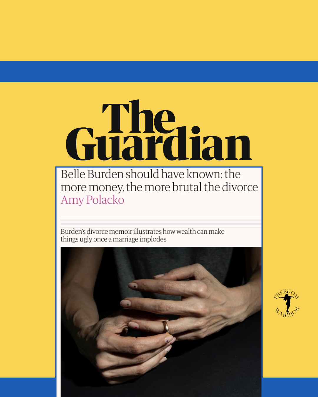 Belle Burden should have known: the more money, the more brutal the divorce