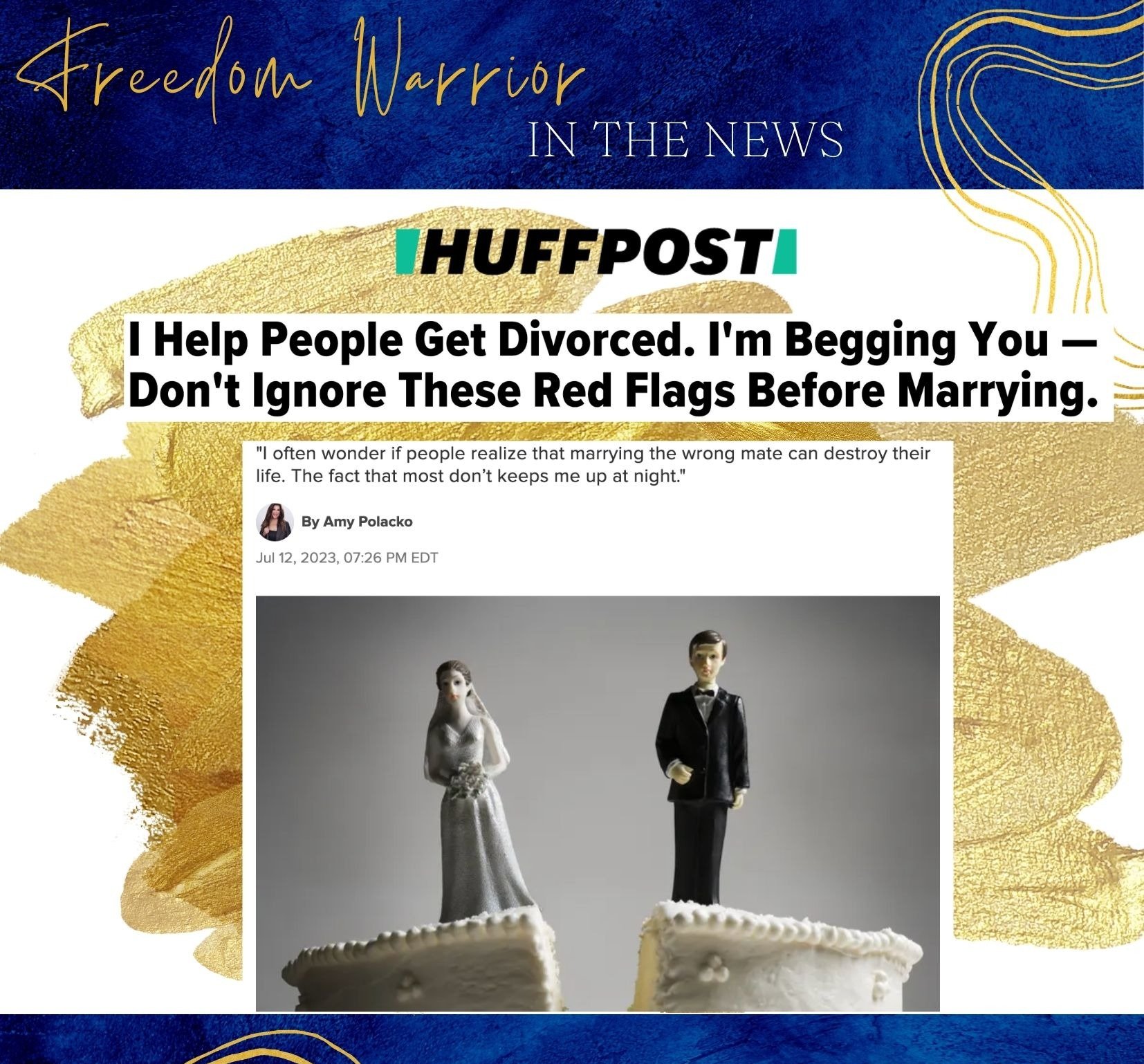 I Help People Get Divorced. I'm Begging You — Don't Ignore These Red Flags Before Marrying.