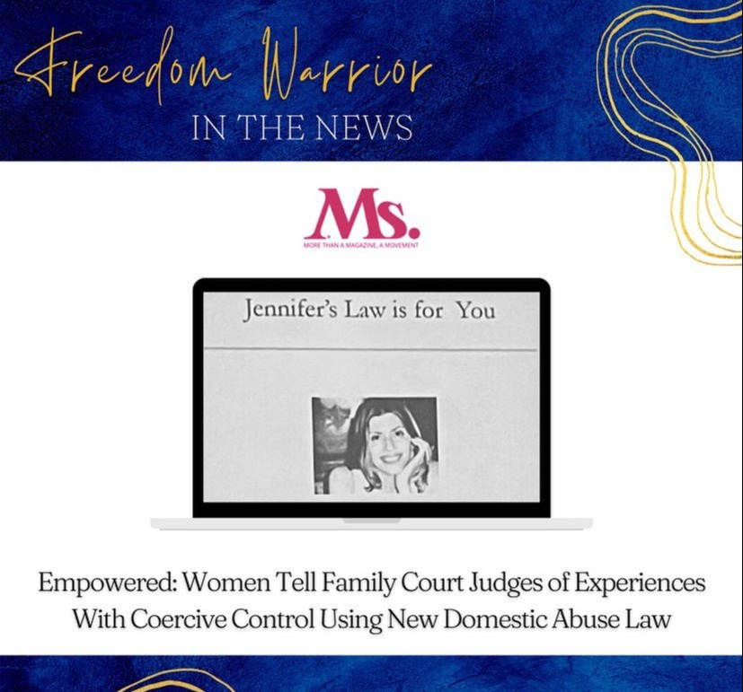 Empowered: Women Tell Family Court Judges of Experiences With Coercive Control Using New Domestic Abuse Law