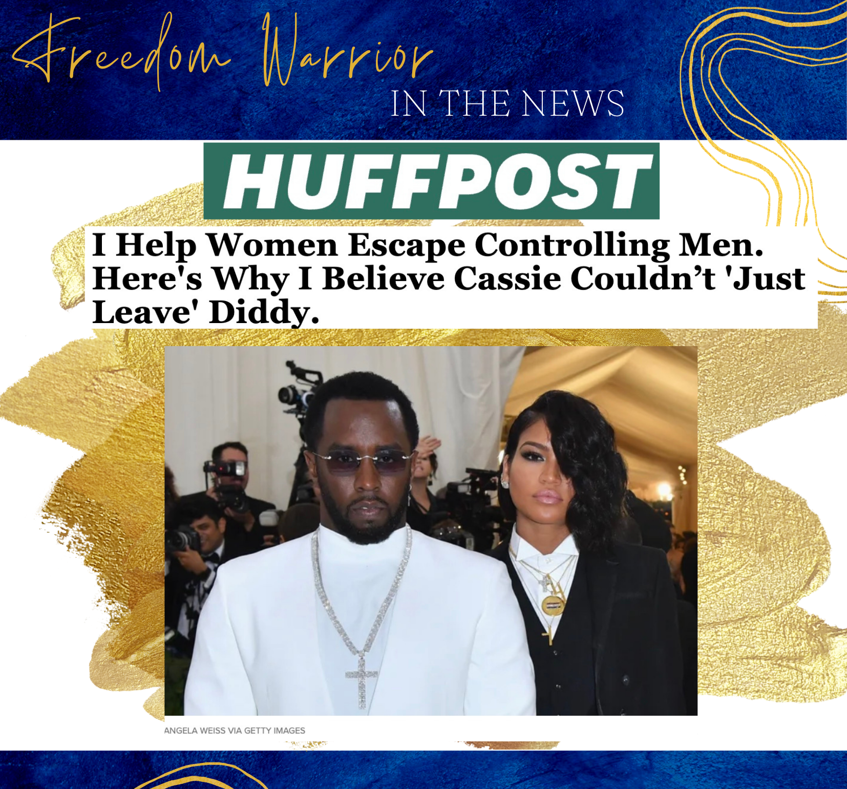 I Help Women Escape Controlling Men. Here's Why I Believe Cassie Couldn’t 'Just Leave' Diddy.