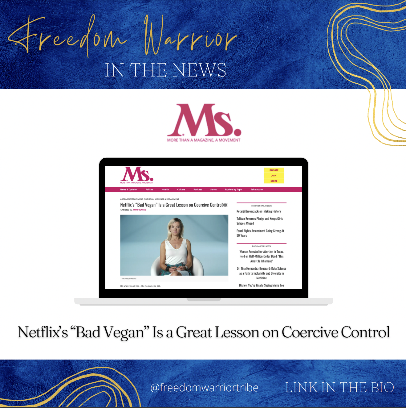 Netflix’s ‘Bad Vegan’ Is a Lesson on Coercive Control